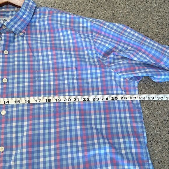 Peter Millar Pastel Plaid Checkered Shirt - Picture 4 of 11